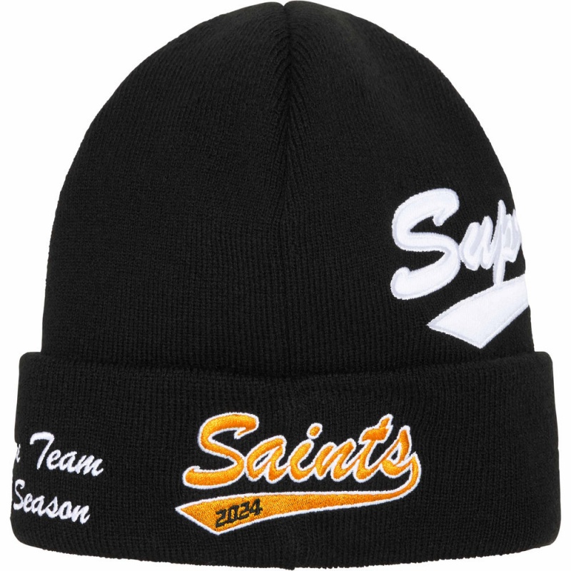 Czapka Supreme New Era® Salvation Beanie Czarne | Polska-194738