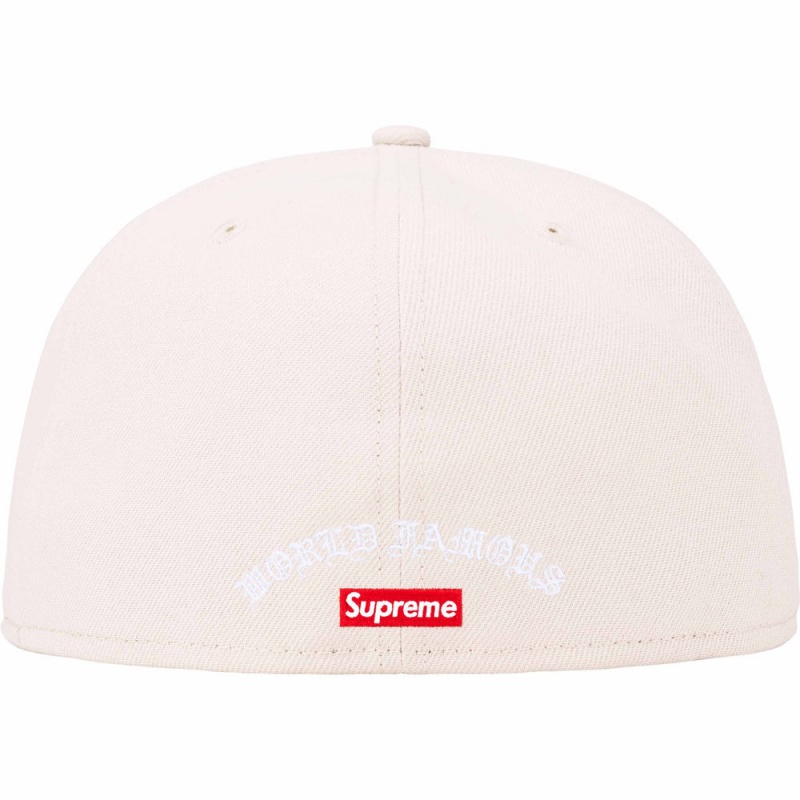 Czapki Supreme Gold Cross S Logo New Era® Szare | Polska-294068