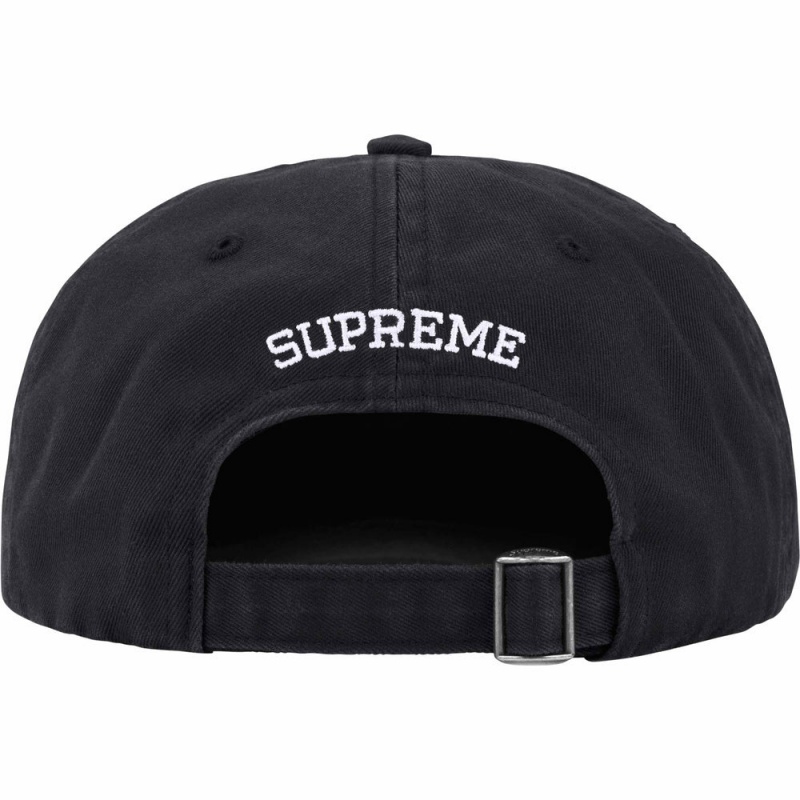 Czapki Supreme New York Arc 6-Panel Czarne | Polska-892016