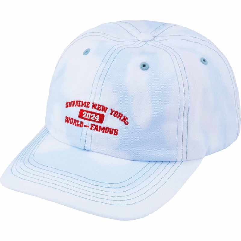 Czapki Supreme New York Arc 6-Panel Głęboka Niebieskie | Polska-785490