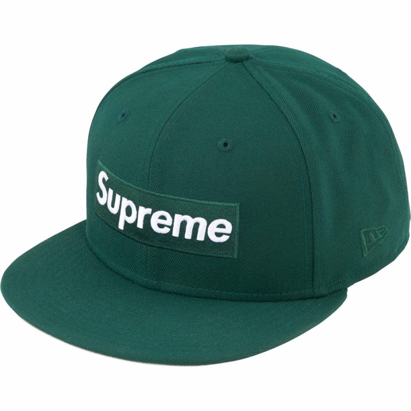 Czapki Supreme Sharpie® Box Logo New Era® Ciemny Zielone | Polska-927648