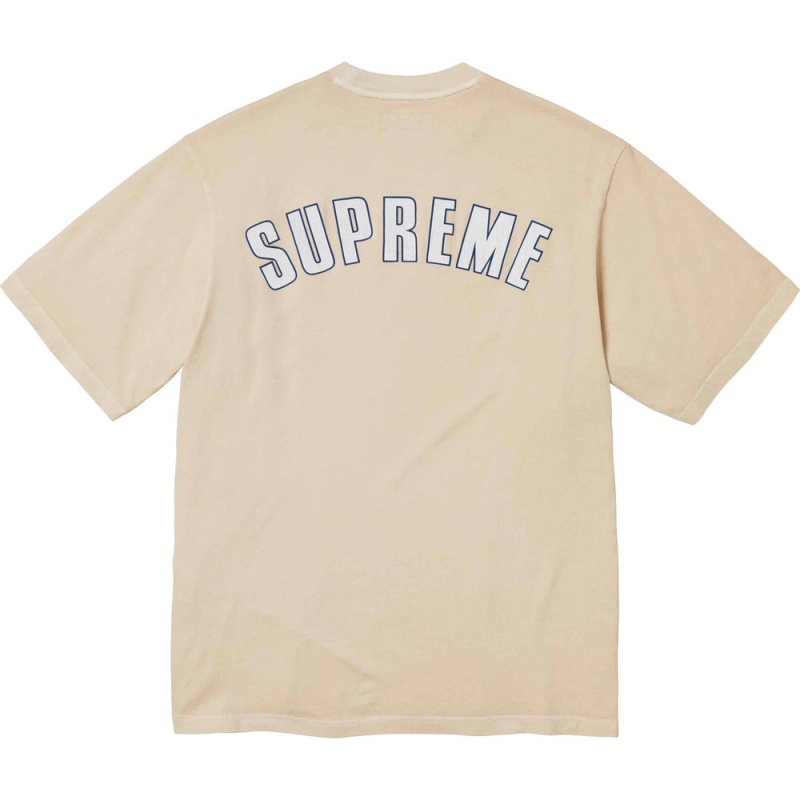 Koszulka Supreme Cracked Arc S/S Top Głęboka Brązowe | Polska-179568