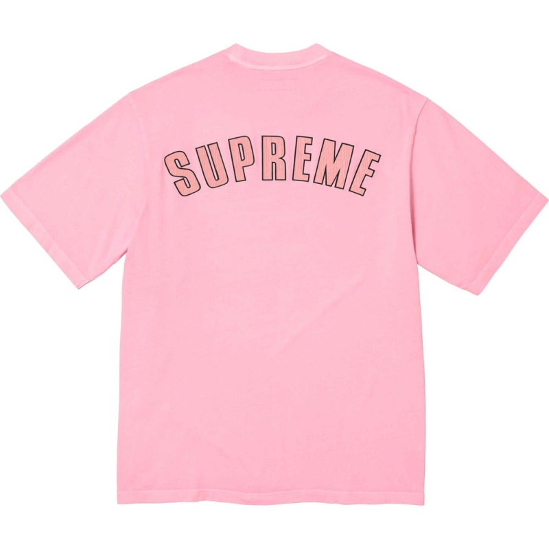 Koszulka Supreme Cracked Arc S/S Top Różowe | Polska-506172