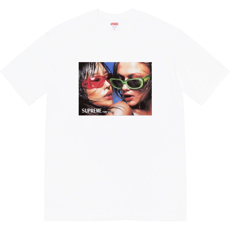 Koszulka Supreme Eyewear Tee Białe | Polska-430128