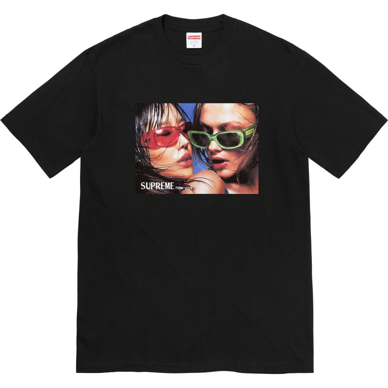 Koszulka Supreme Eyewear Tee Czarne | Polska-274186