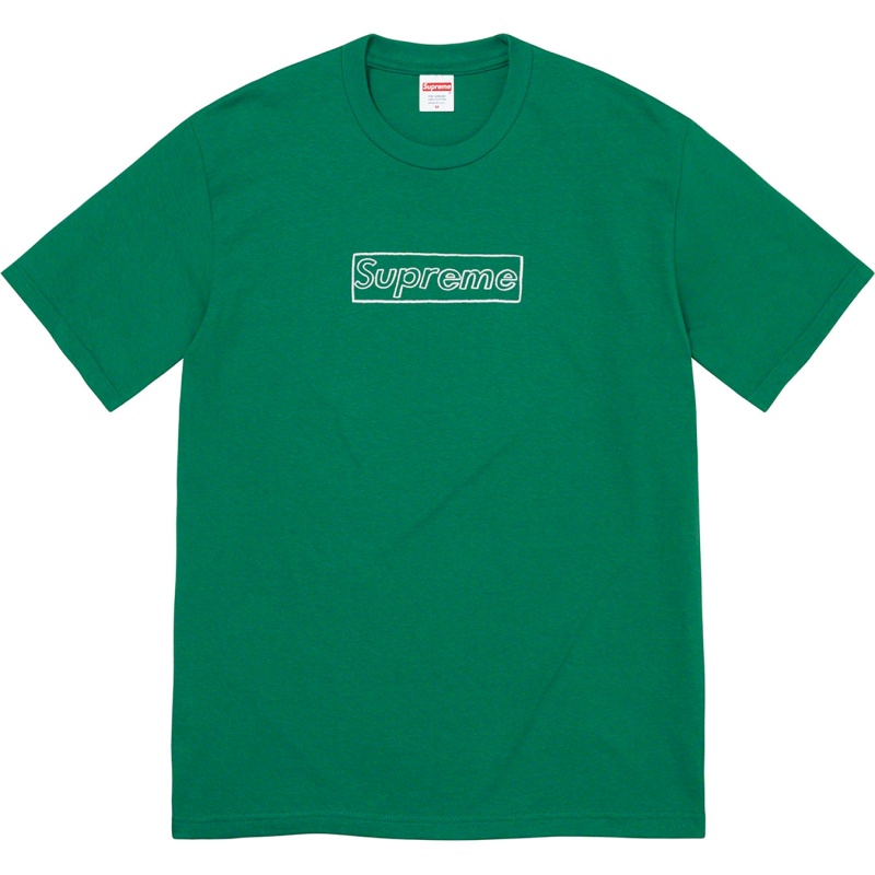 Koszulka Supreme Kaws Chalk Logo Tee Zielone | Polska-587024