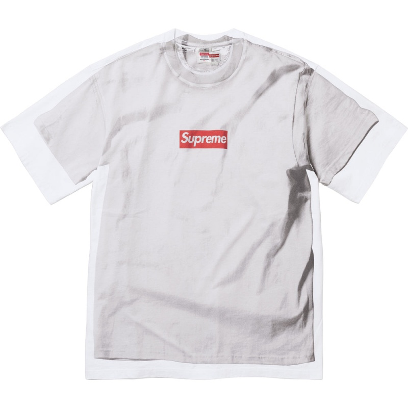 Koszulka Supreme MM6 Maison Margiela Box Logo Tee Białe | Polska-234178