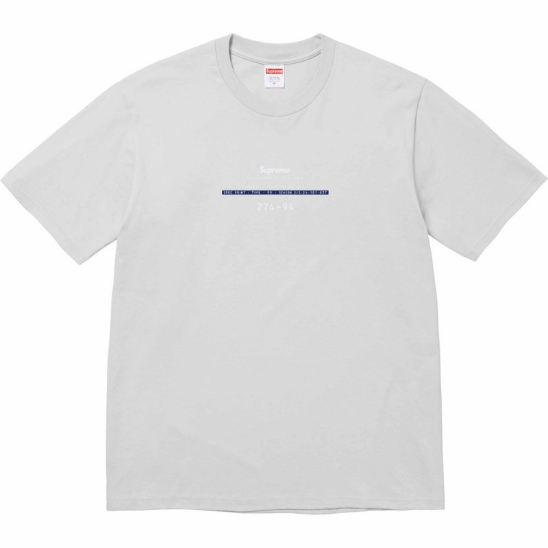 Koszulka Supreme Standard Tee Szare | Polska-504963