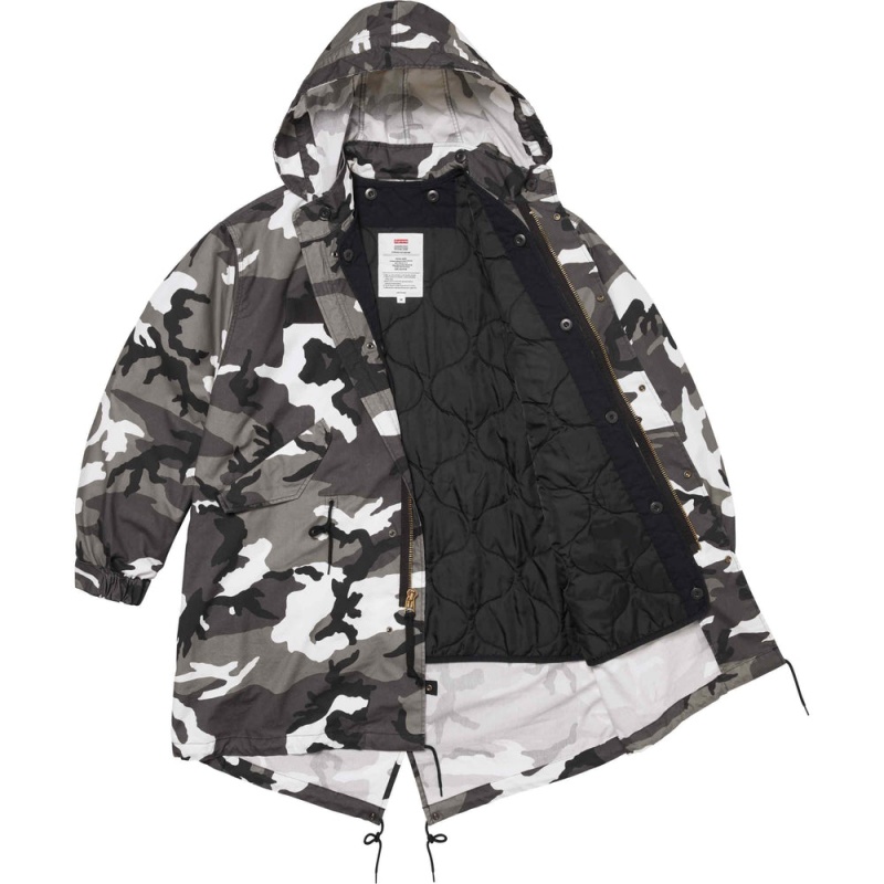 Kurtki Supreme Futura Fishtail Parka Camo | Polska-792541