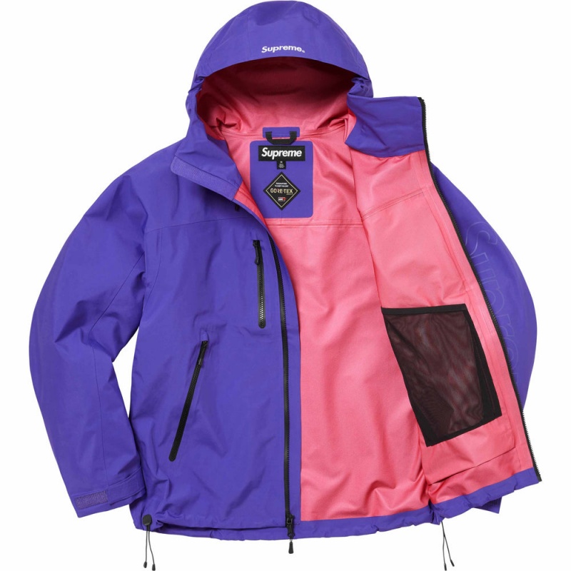 Kurtki Supreme GORE-TEX Taped Seam Shell Fioletowe | Polska-516349