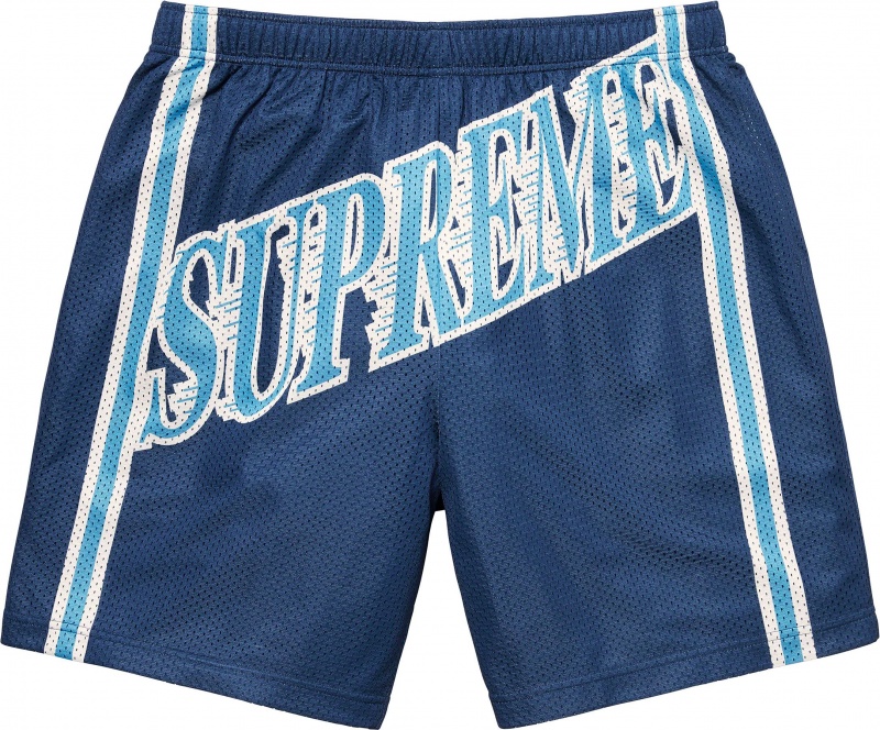 Spodenki Supreme Slap Shot Baggy Mesh Granatowe | Polska-469731