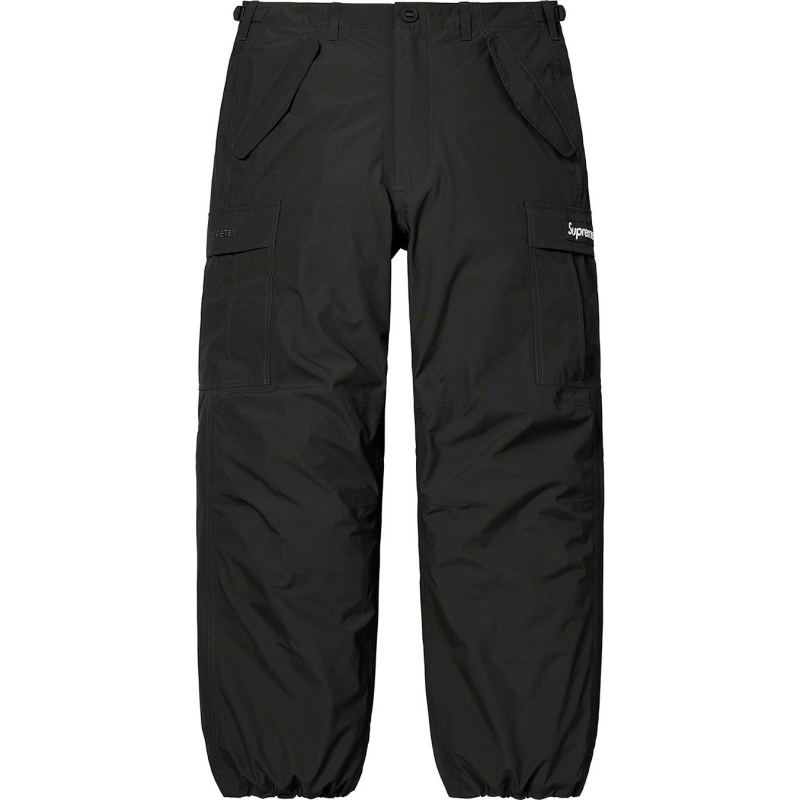 Spodnie Supreme GORE-TEX PACLITE® Cargo Czarne | Polska-079582