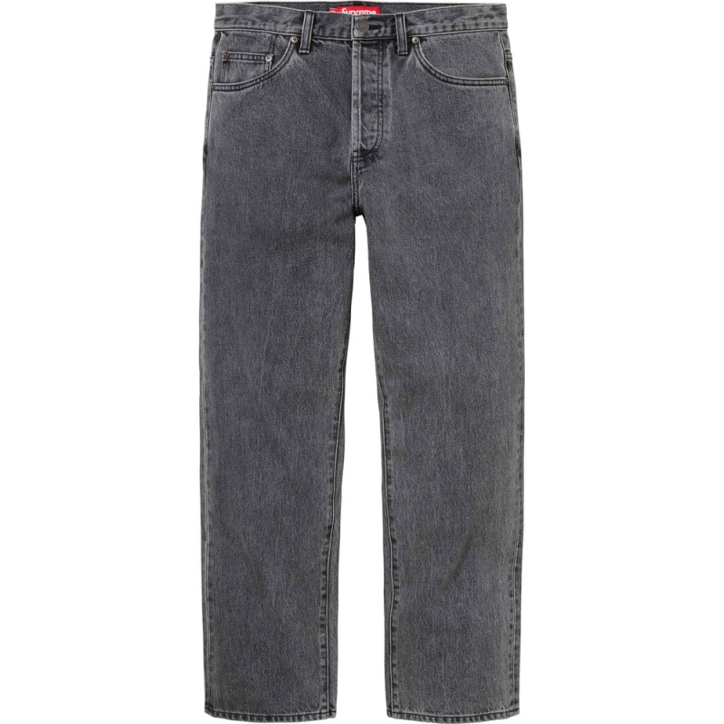 Spodnie Supreme Regular Jean Czarne | Polska-962804